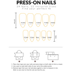 24pcs Glossy Red Cat's Eye Press-On Nails – Almond Full-Cover